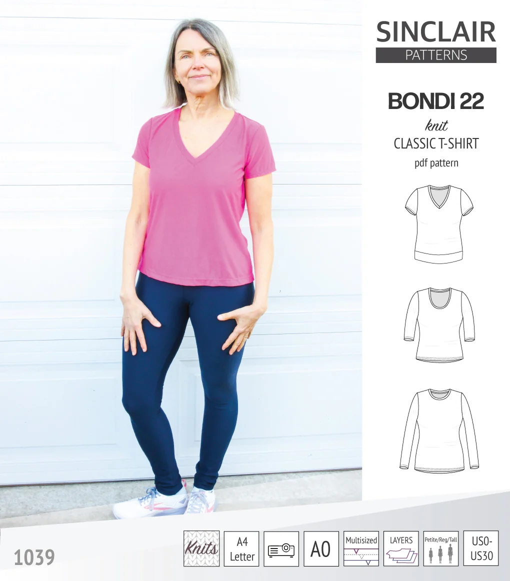 Bondi 22 knit classic fitted t-shirt (PDF) - Image 7