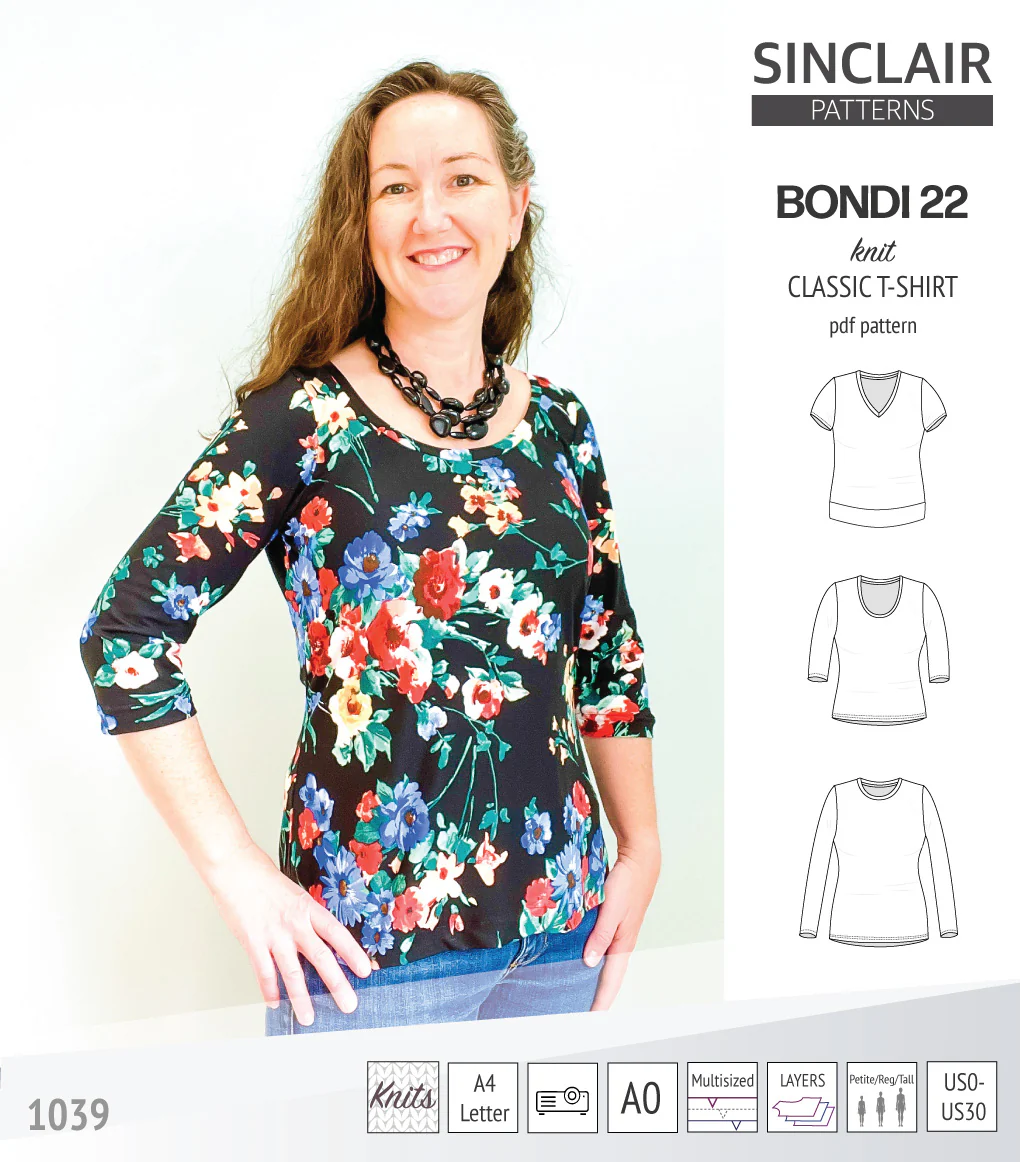 Bondi 22 knit classic fitted t-shirt (PDF) - Image 9