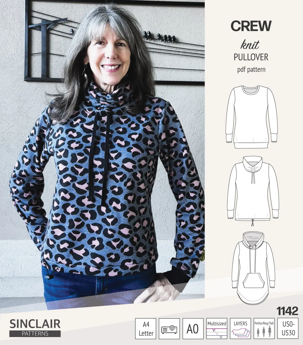 Crew pullover and hoodie (PDF sewing pattern) - Image 31