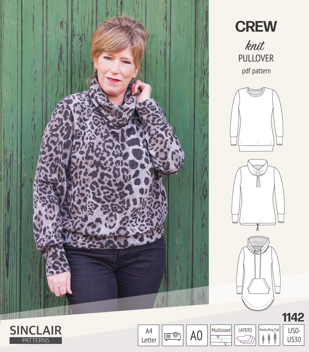 Crew pullover and hoodie (PDF sewing pattern) - Image 71