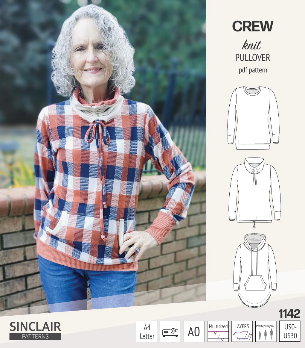 Crew pullover and hoodie (PDF sewing pattern) - Image 72
