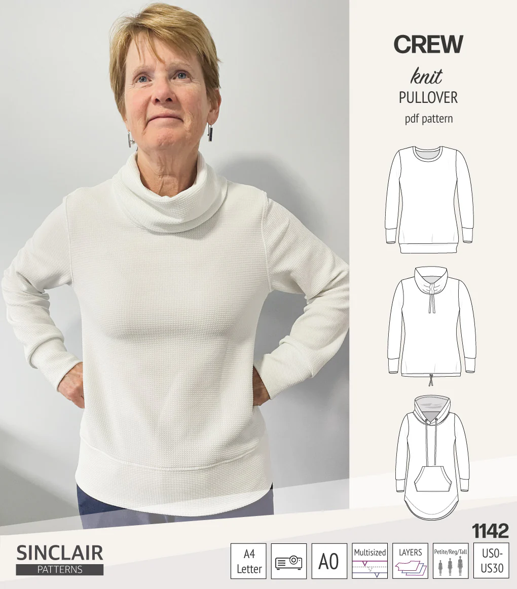 Crew pullover and hoodie (PDF sewing pattern) - Image 76