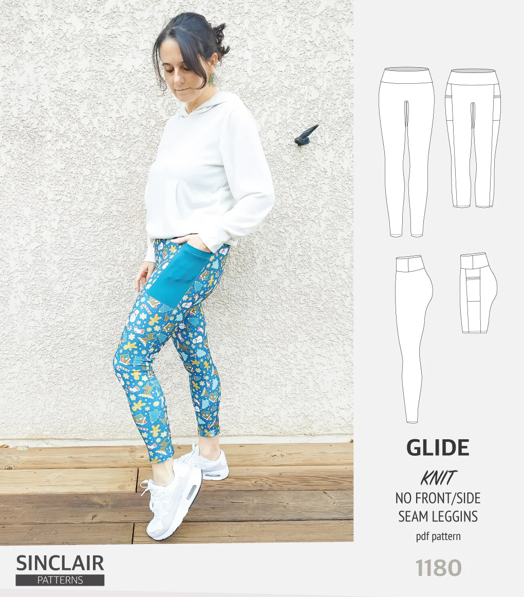 Glide no front and no side seam leggings (PDF) - Image 10
