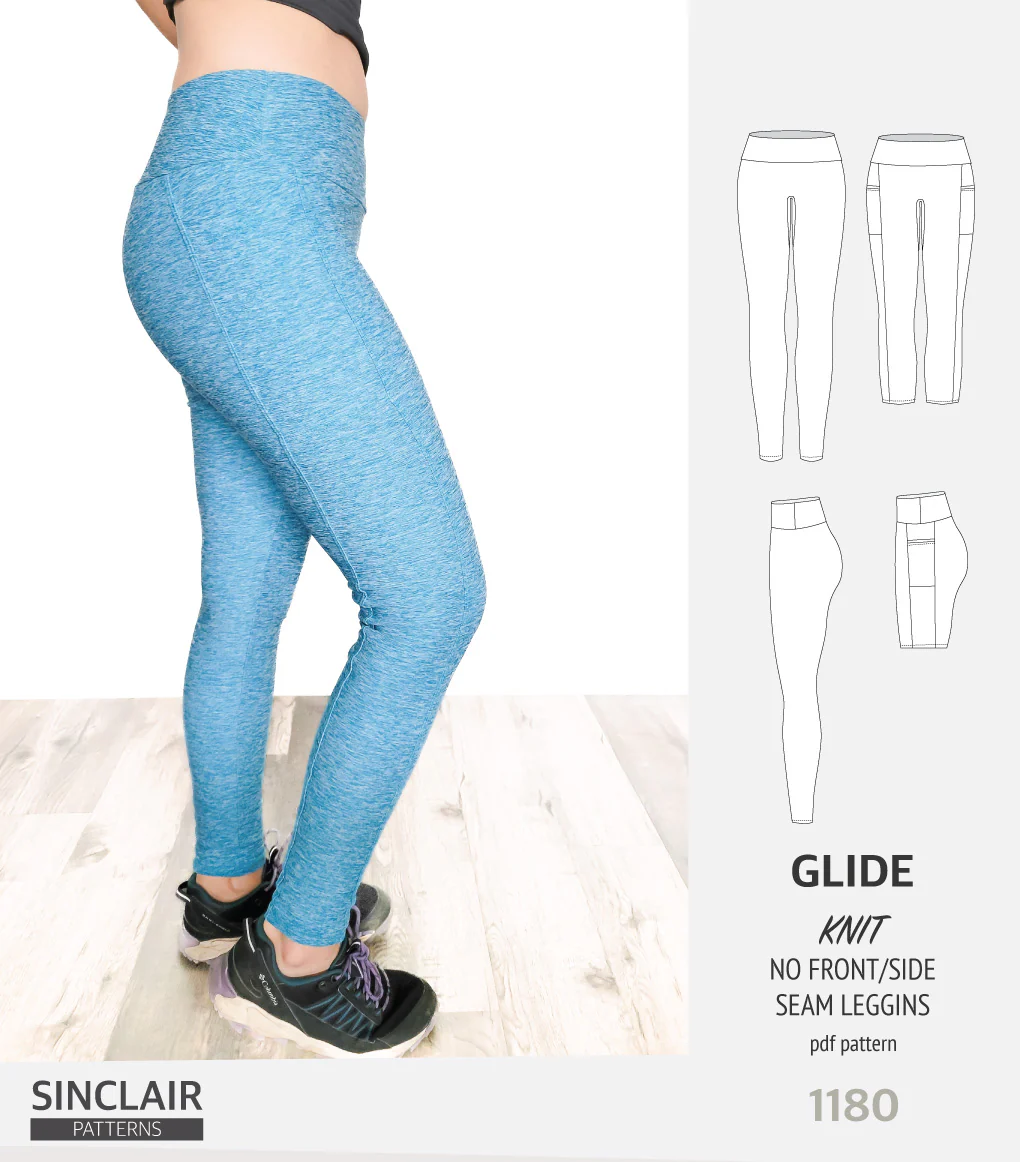 Glide no front and no side seam leggings (PDF) - Image 12