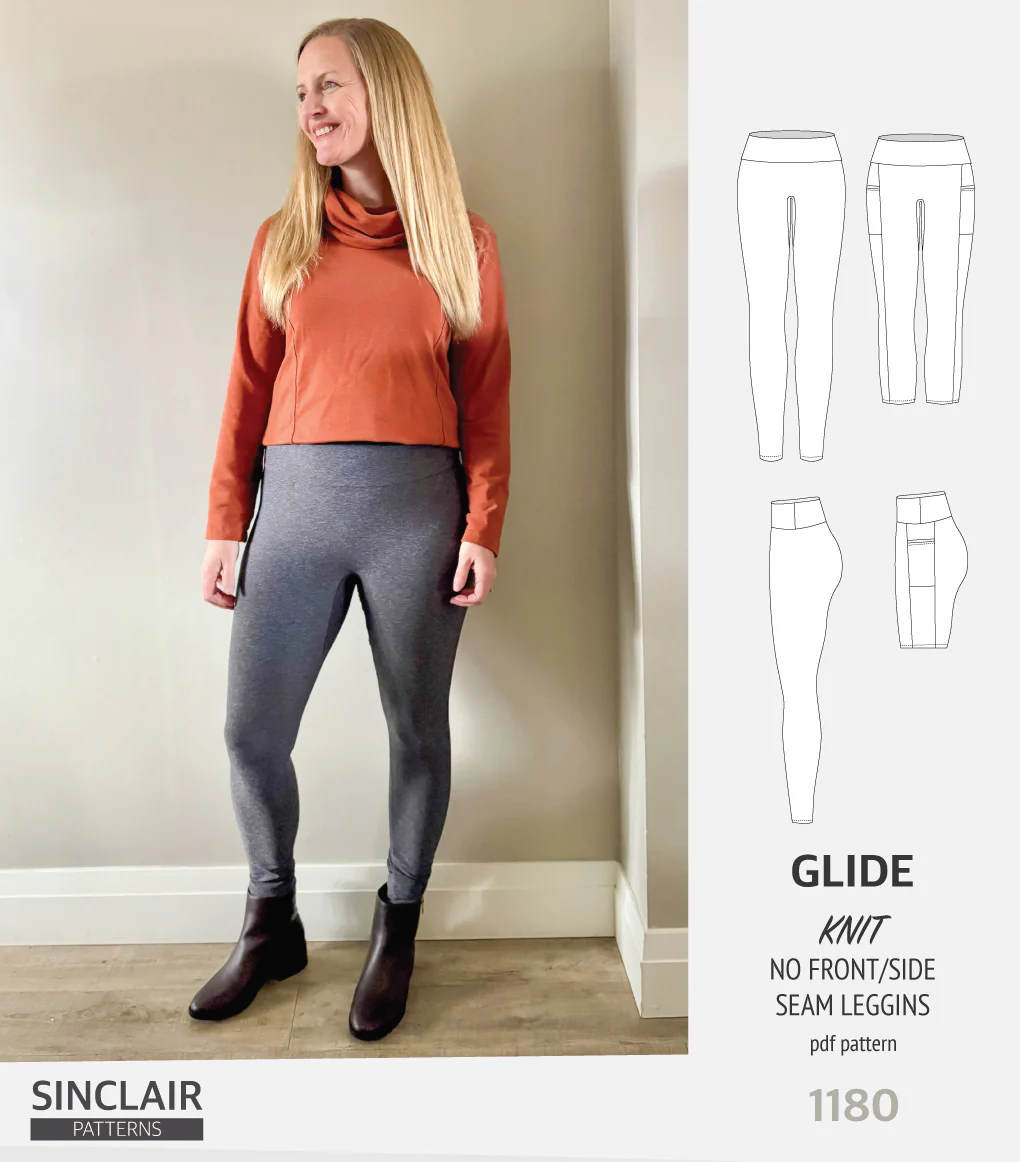 Glide no front and no side seam leggings (PDF) - Image 13