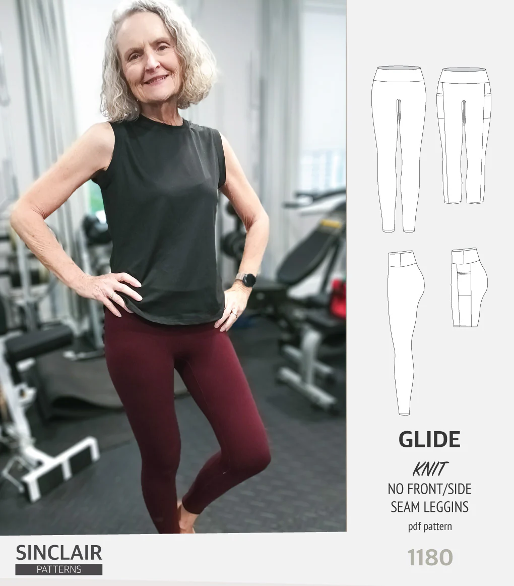 Glide no front and no side seam leggings (PDF) - Image 16