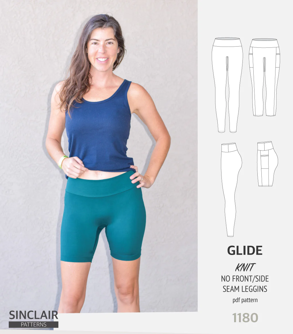 Glide no front and no side seam leggings (PDF) - Image 20