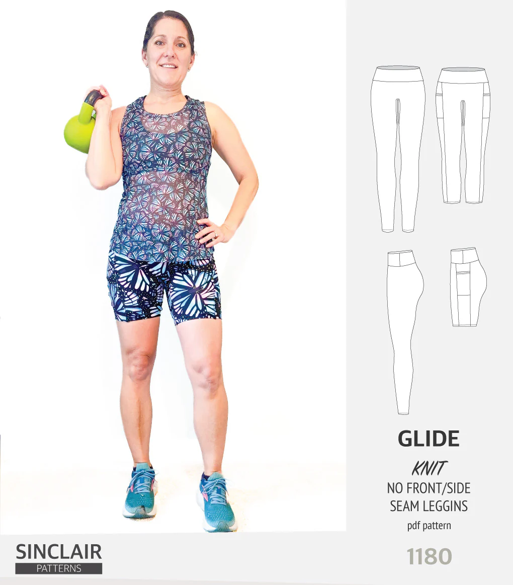 Glide no front and no side seam leggings (PDF) - Image 25