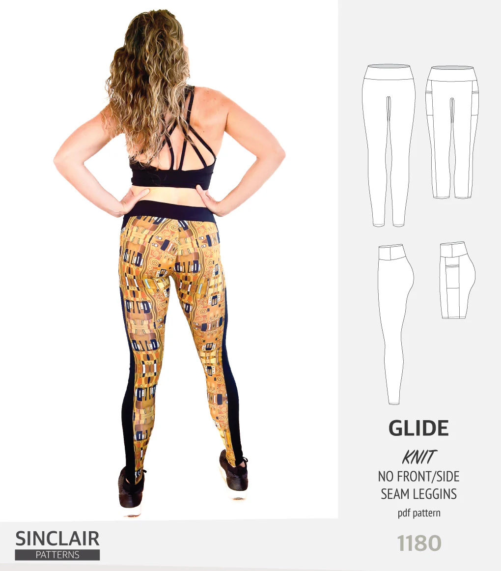 Glide no front and no side seam leggings (PDF) - Image 6