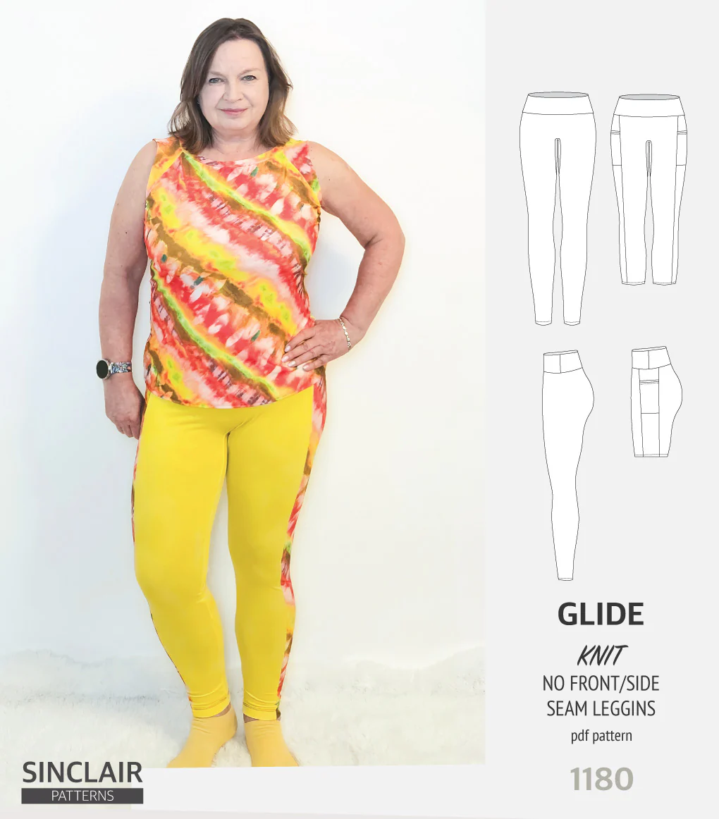 Glide no front and no side seam leggings (PDF) - Image 7