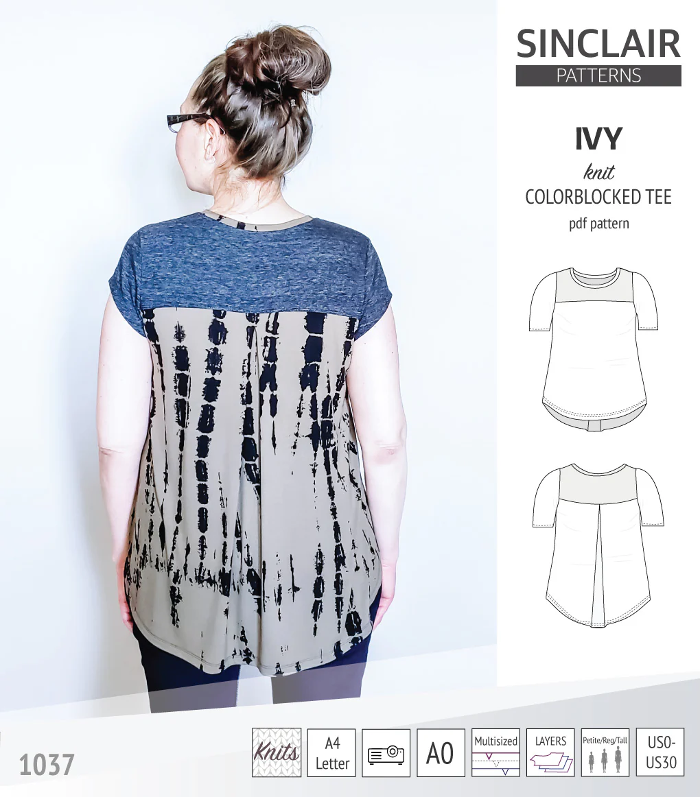 Ivy knit colorblocked tee  (PDF) - Image 49
