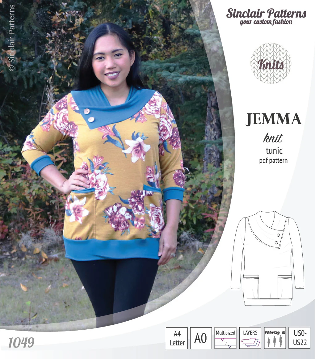 Jemma knit tunic with pockets (PDF) - Image 29