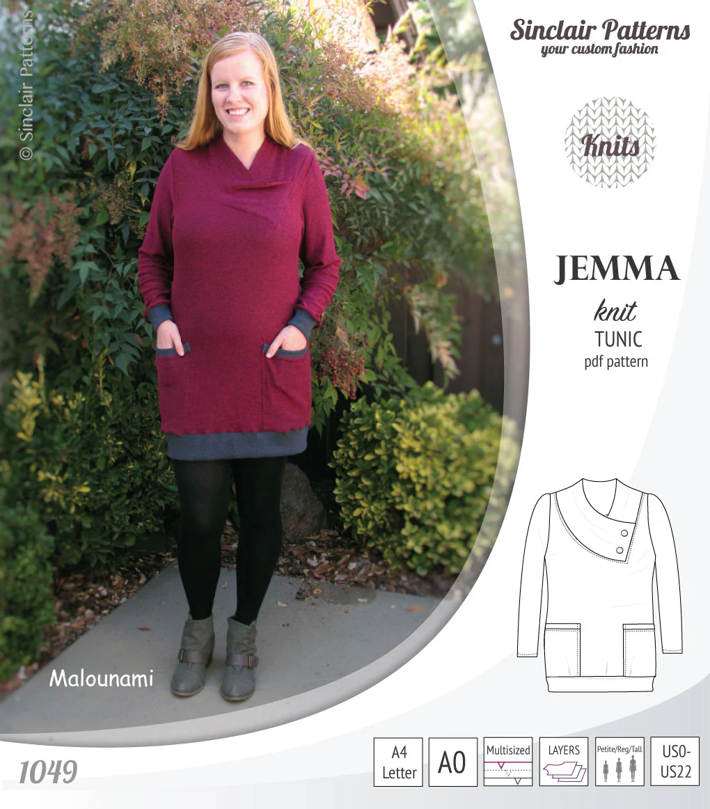 Jemma knit tunic with pockets (PDF) - Image 40