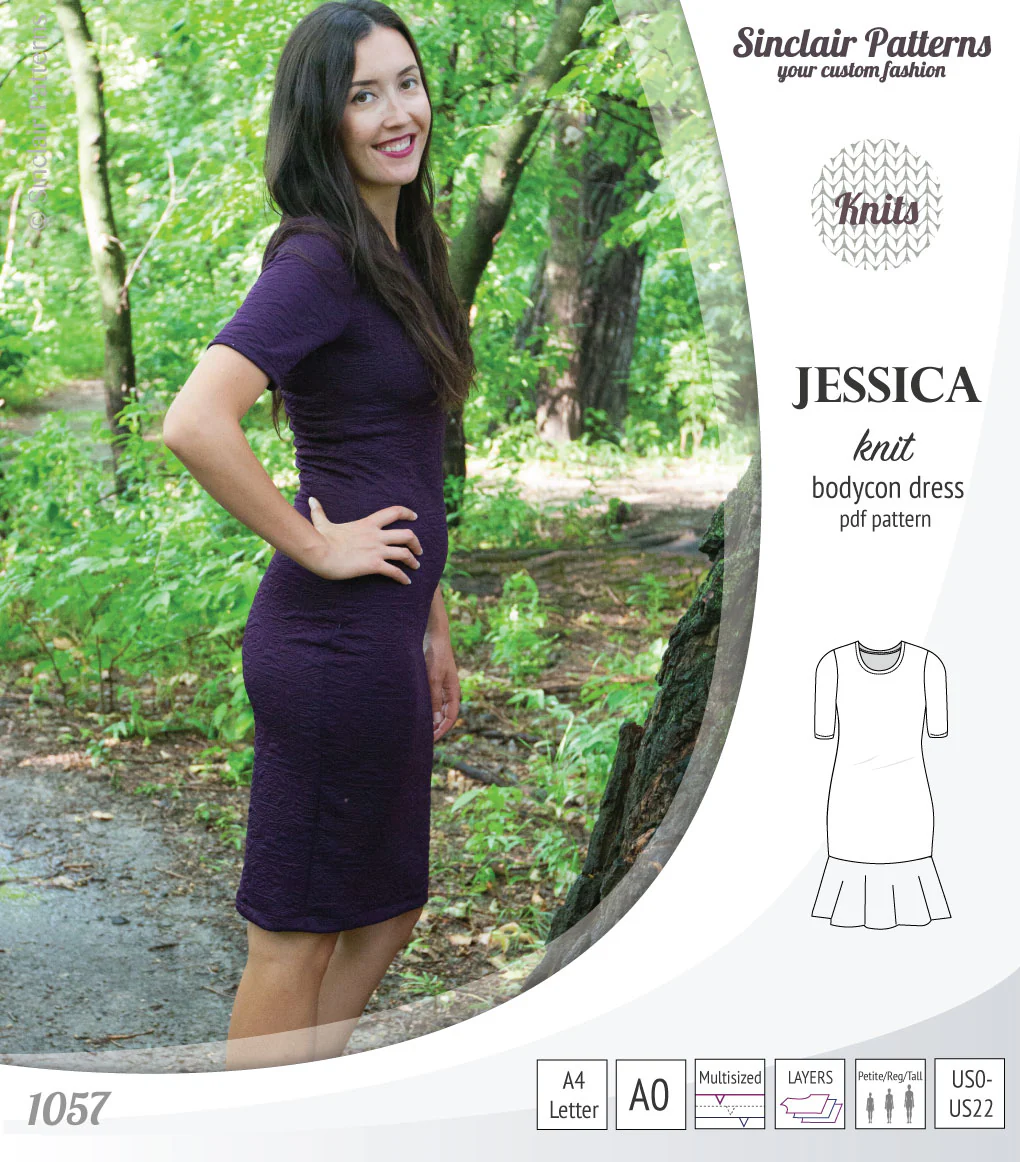 Jessica bodycon knit dress (PDF) - Image 19