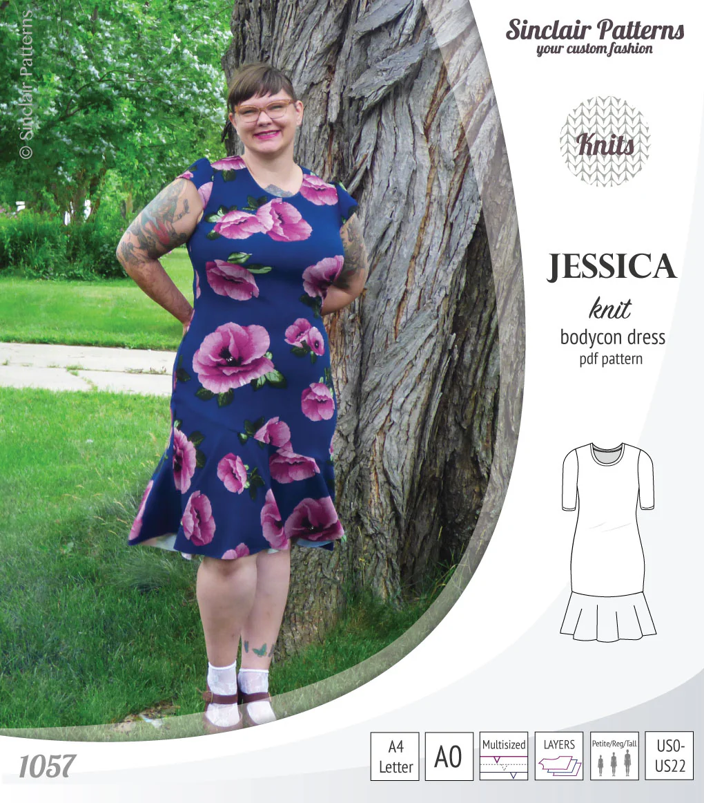 Jessica bodycon knit dress (PDF) - Image 21