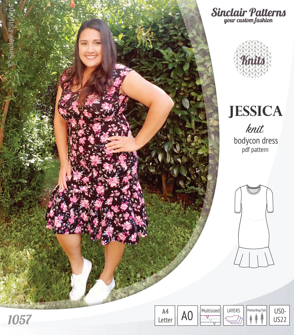 Jessica bodycon knit dress (PDF) - Image 22