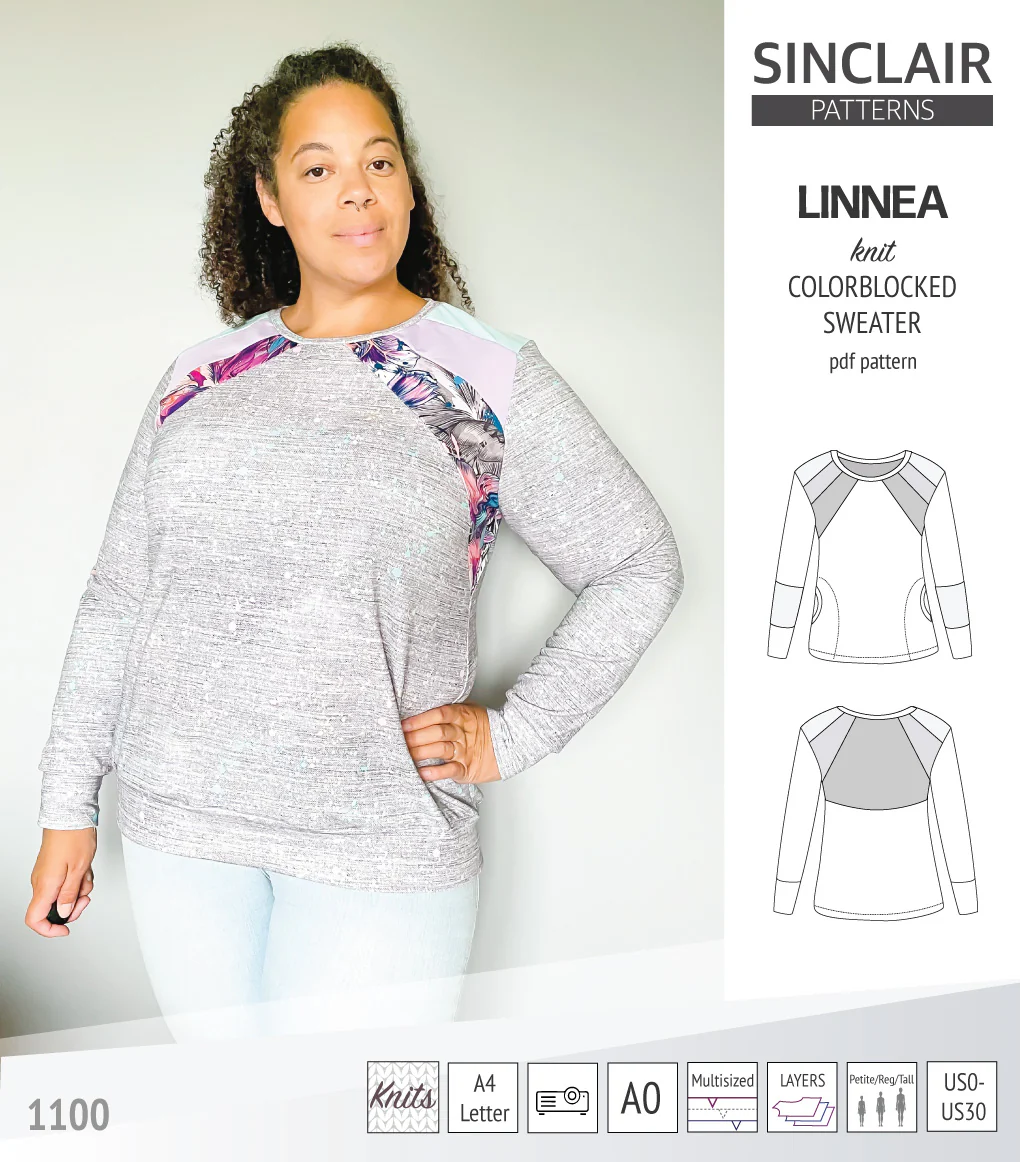 Linnea colorblocked sweater (PDF) - Image 10