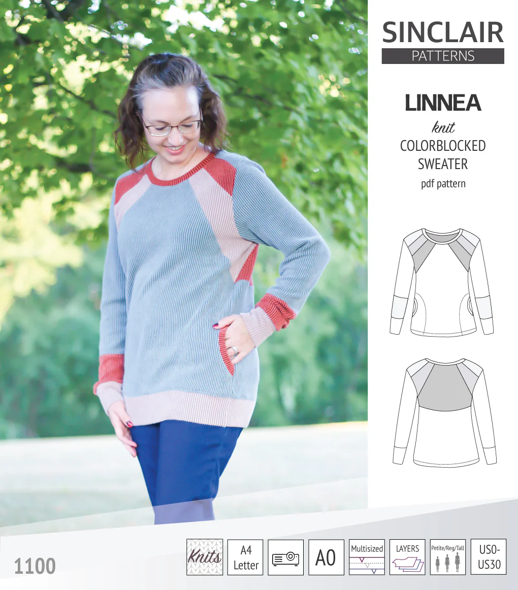 Linnea colorblocked sweater (PDF) - Image 14