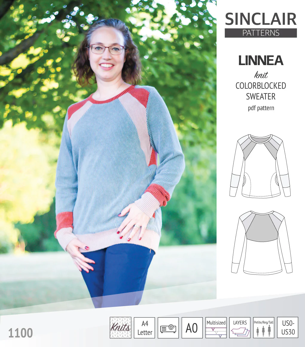 Linnea colorblocked sweater (PDF) - Image 17