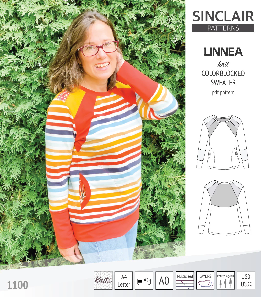 Linnea colorblocked sweater (PDF) - Image 18