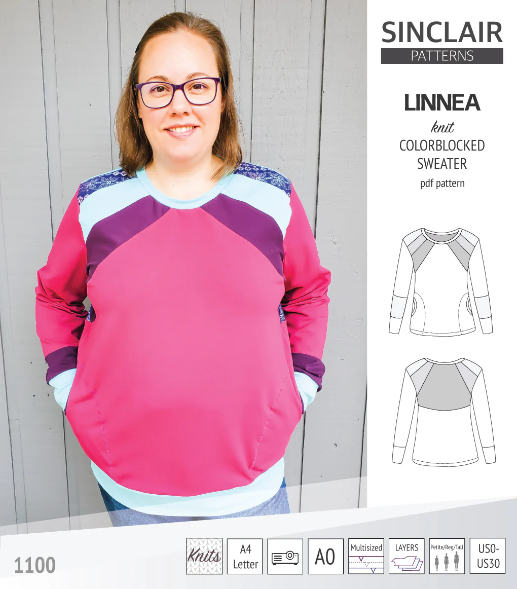 Linnea colorblocked sweater (PDF) - Image 20