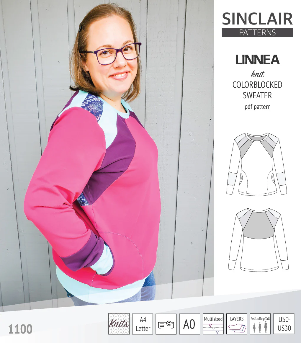 Linnea colorblocked sweater (PDF) - Image 21