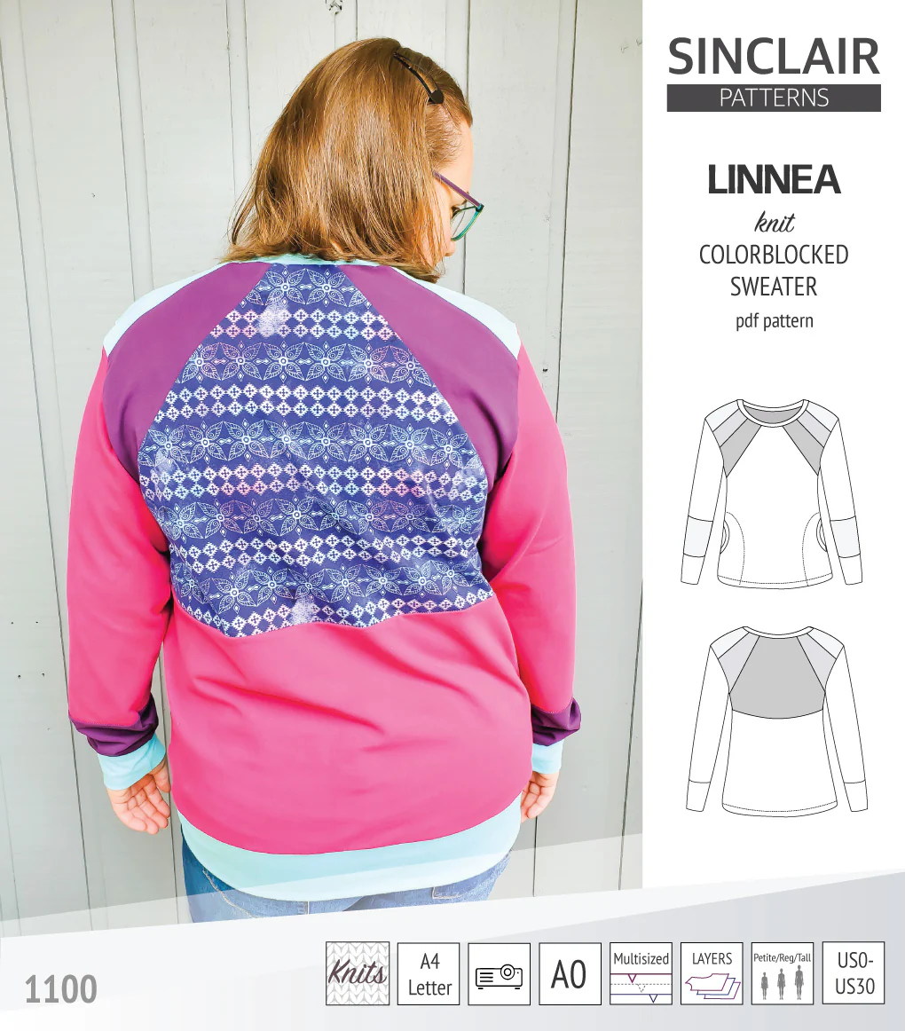 Linnea colorblocked sweater (PDF) - Image 22