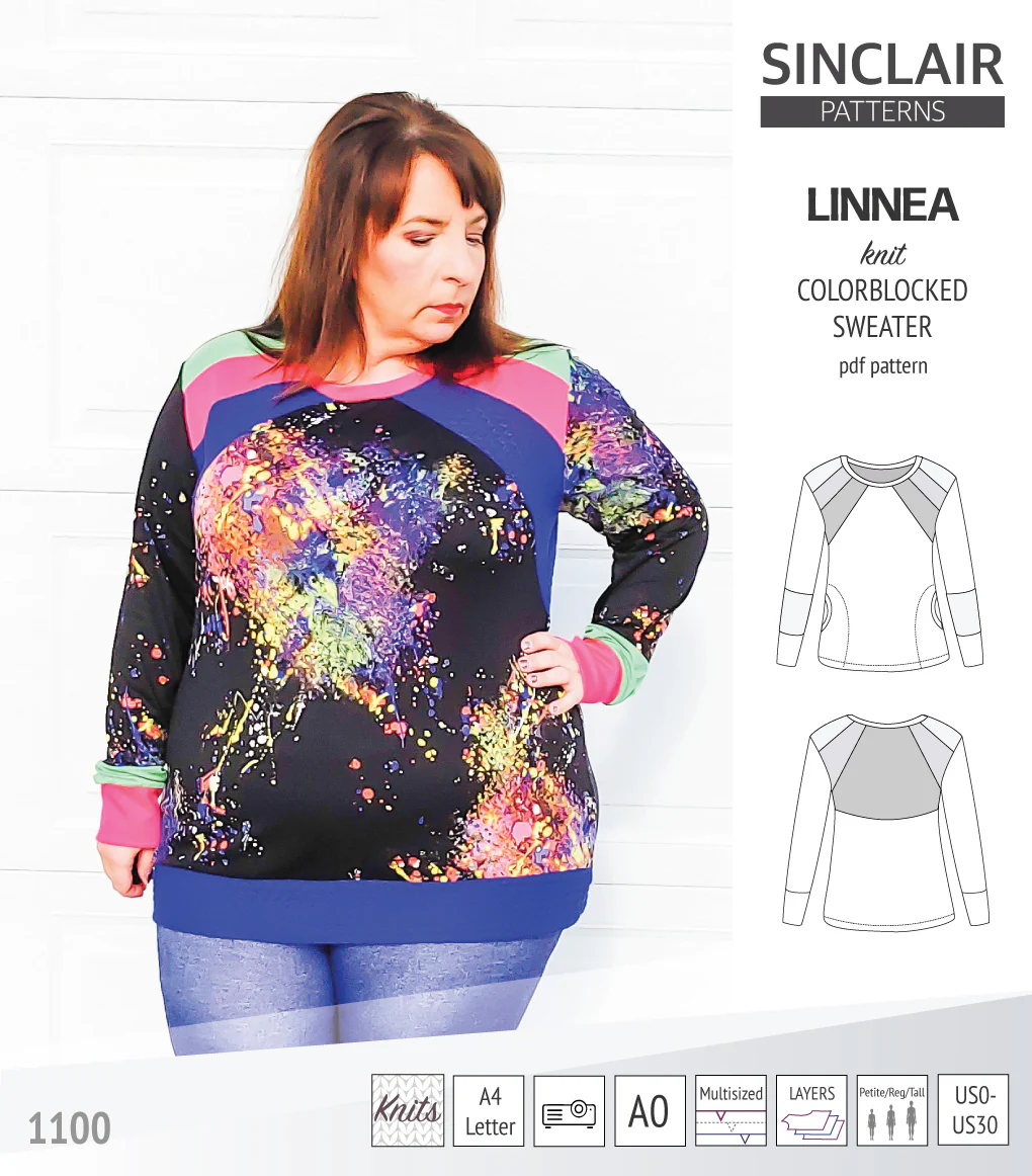 Linnea colorblocked sweater (PDF) - Image 23