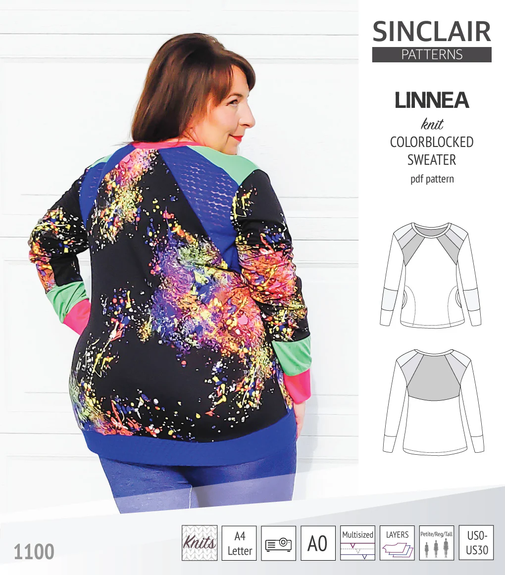 Linnea colorblocked sweater (PDF) - Image 24