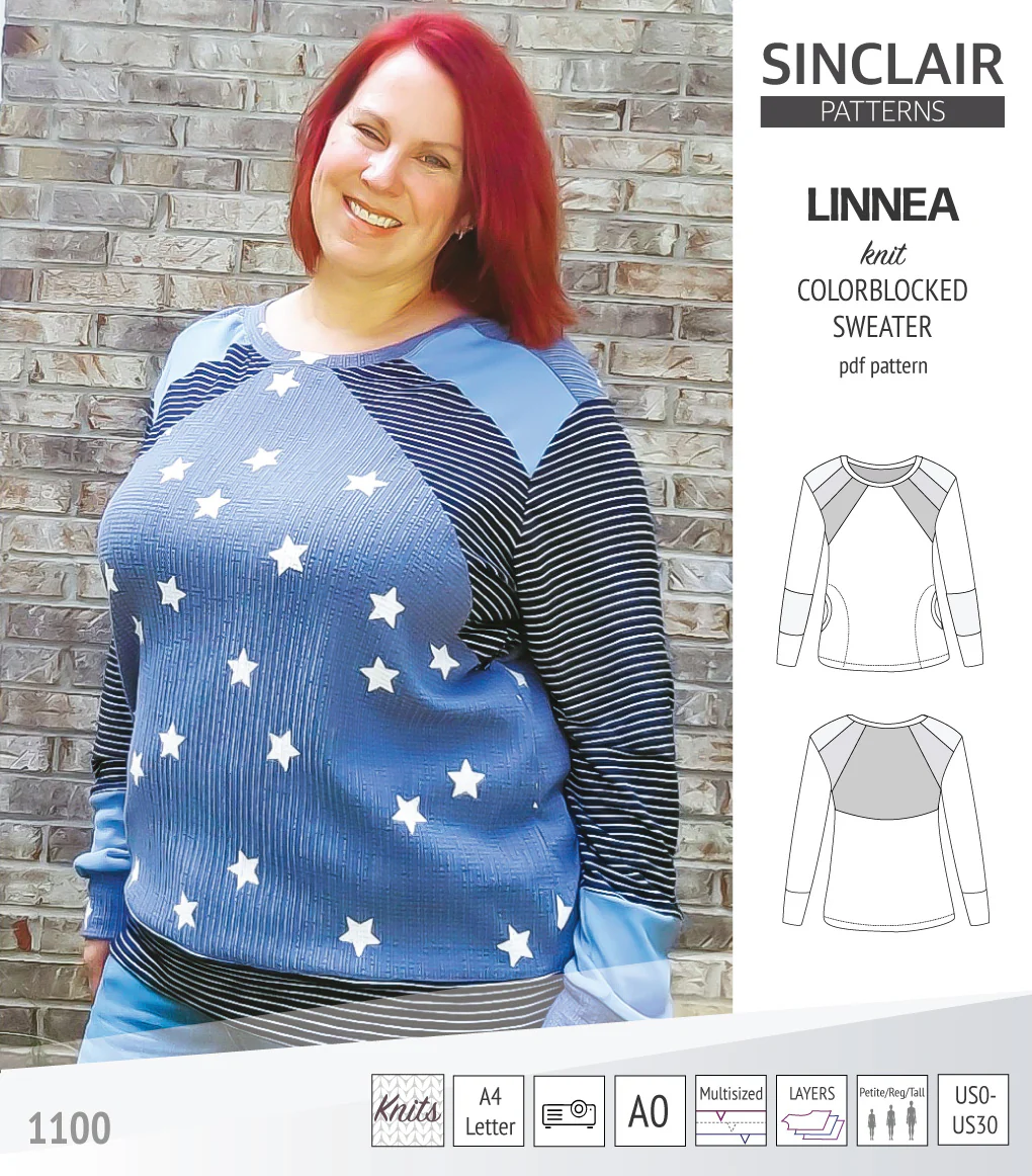 Linnea colorblocked sweater (PDF) - Image 26