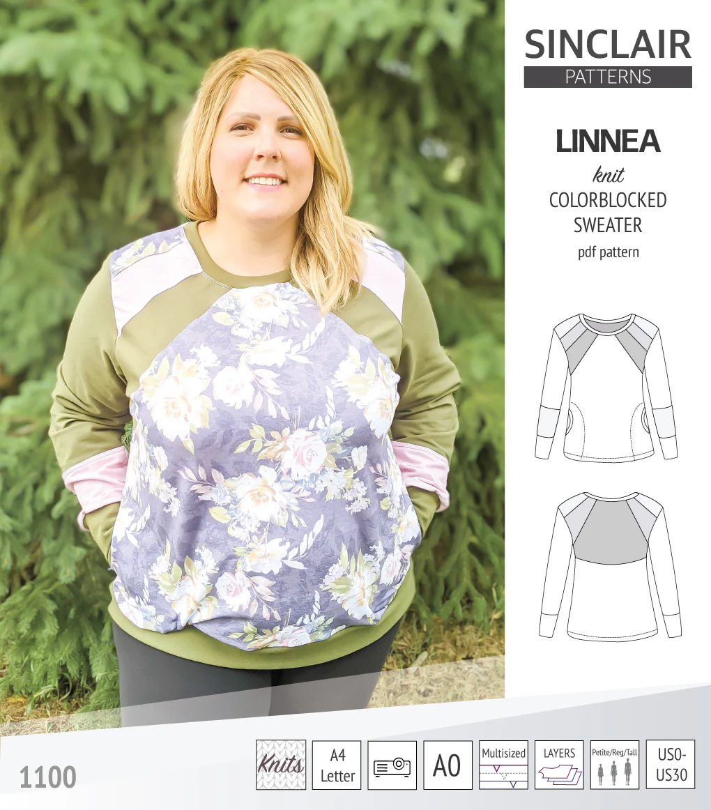 Linnea colorblocked sweater (PDF) - Image 27