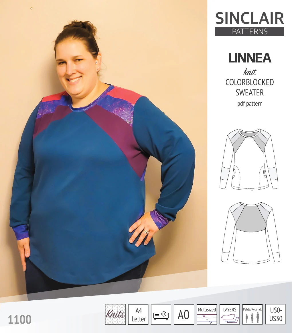 Linnea colorblocked sweater (PDF) - Image 28