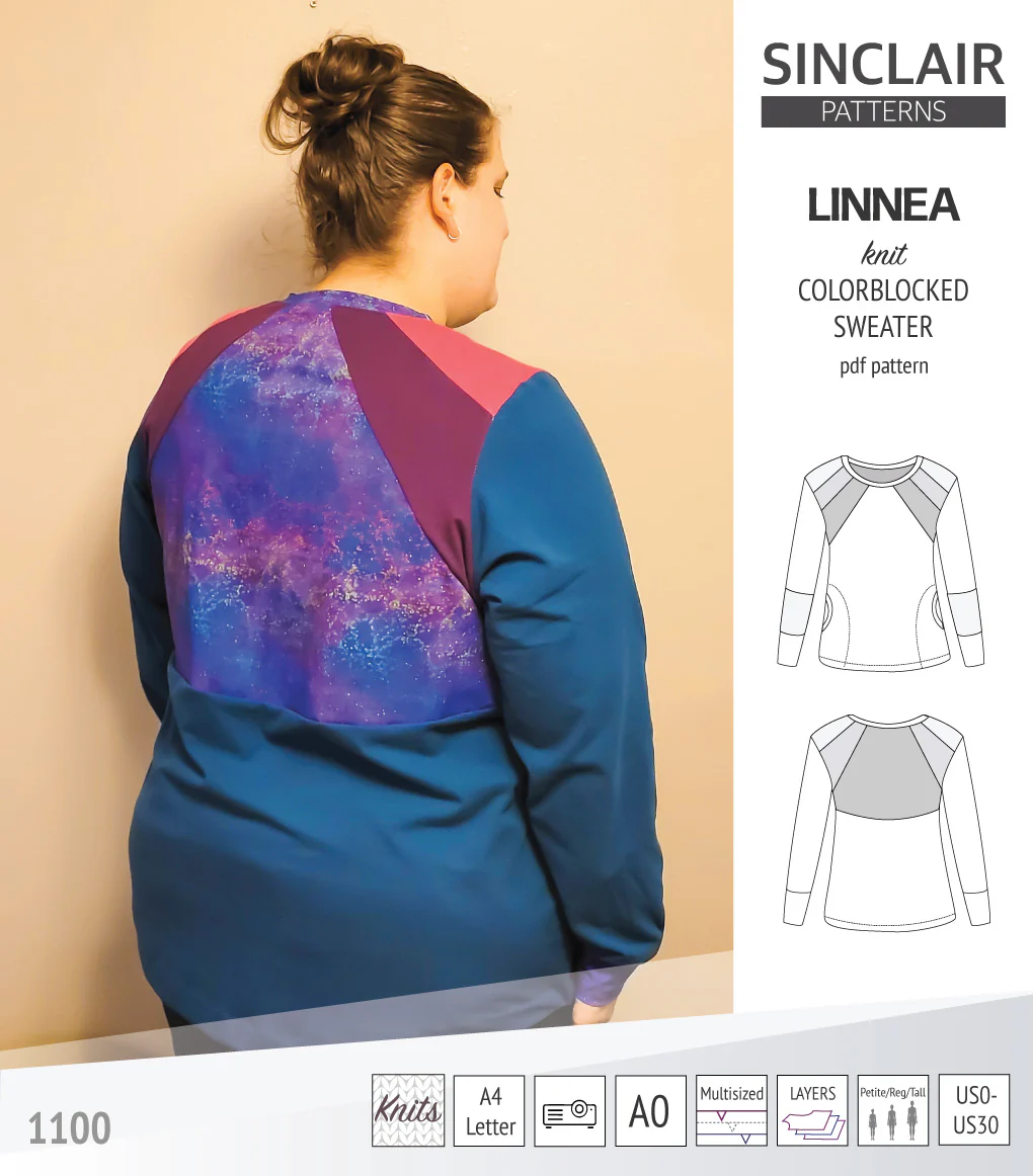 Linnea colorblocked sweater (PDF) - Image 29