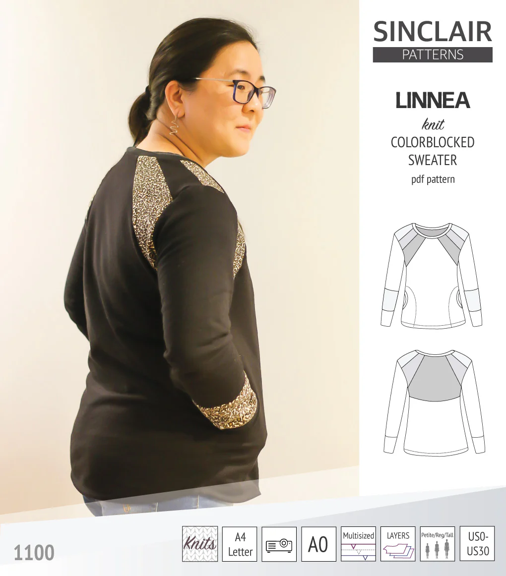 Linnea colorblocked sweater (PDF) - Image 33