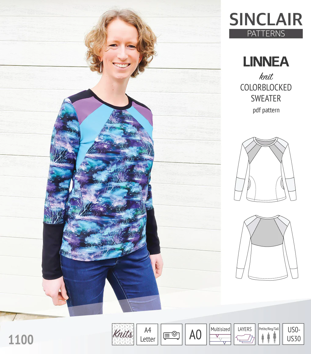 Linnea colorblocked sweater (PDF) - Image 35