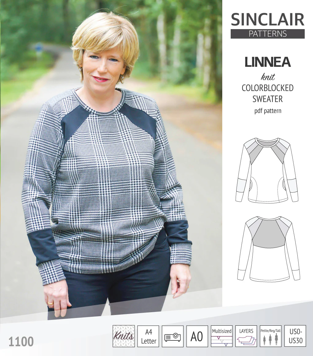 Linnea colorblocked sweater (PDF) - Image 37
