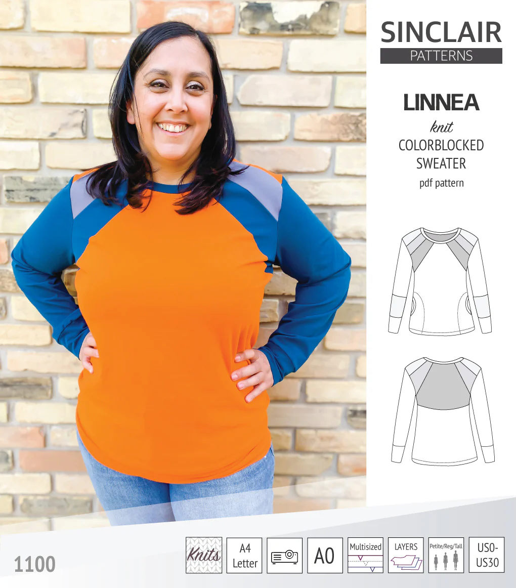 Linnea colorblocked sweater (PDF) - Image 41