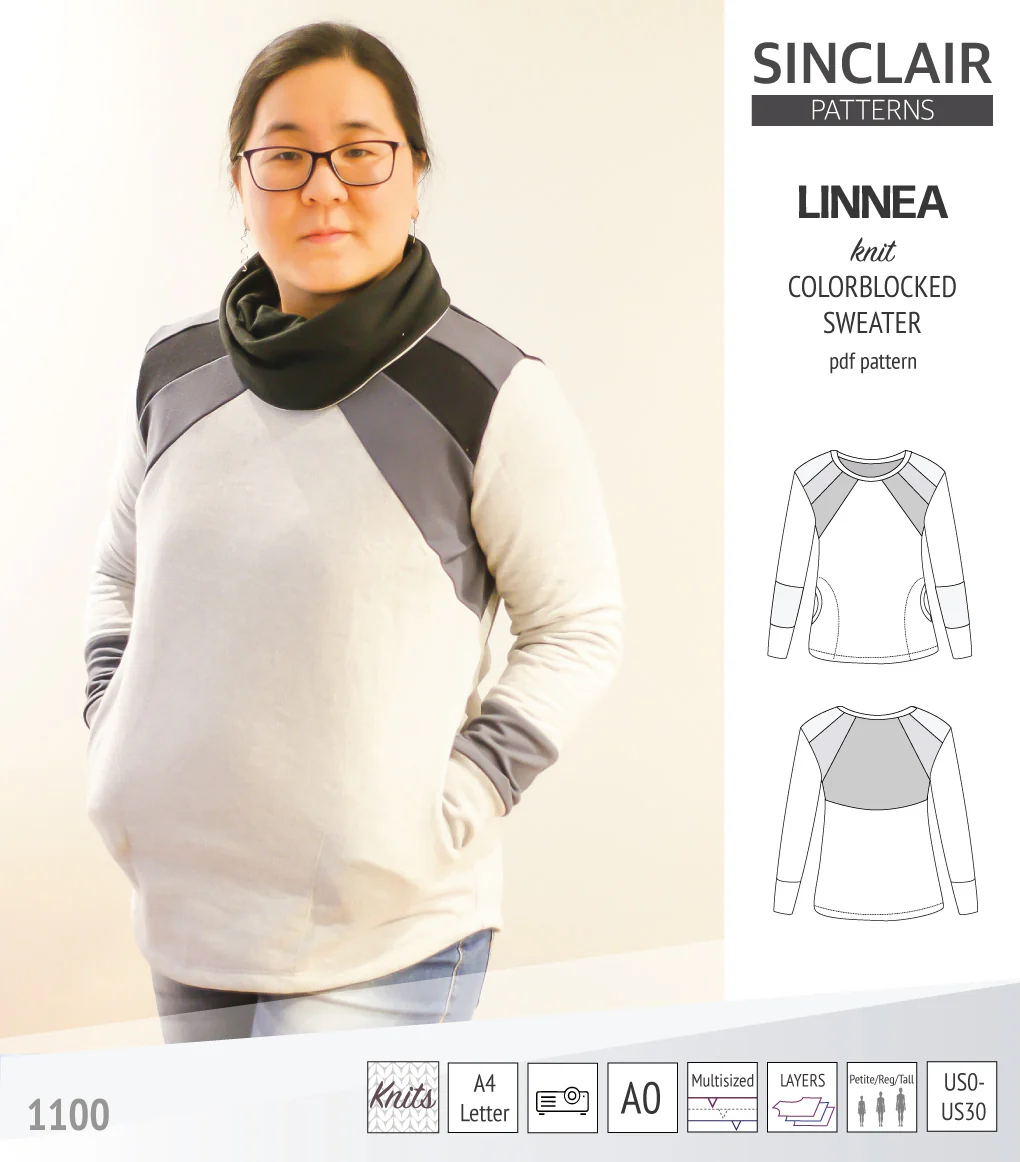 Linnea colorblocked sweater (PDF) - Image 46