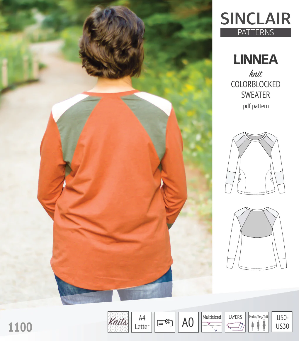 Linnea colorblocked sweater (PDF) - Image 5