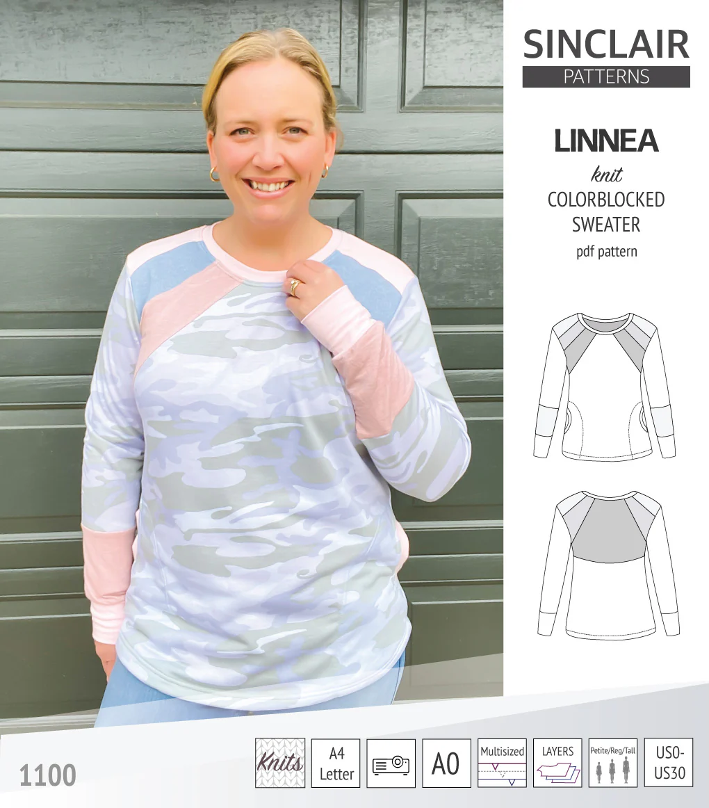Linnea colorblocked sweater (PDF) - Image 8
