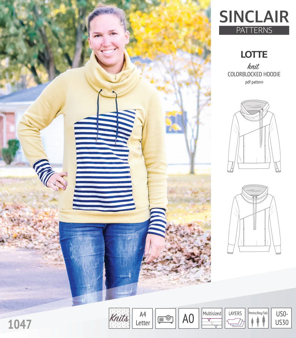 Lotte colorblocked hoodie for women (PDF) - Image 12