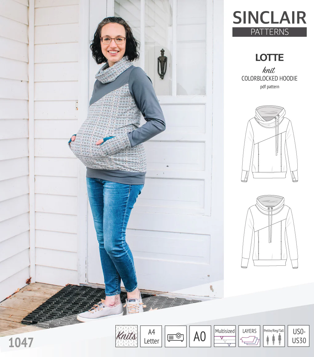 Lotte colorblocked hoodie for women (PDF) - Image 13