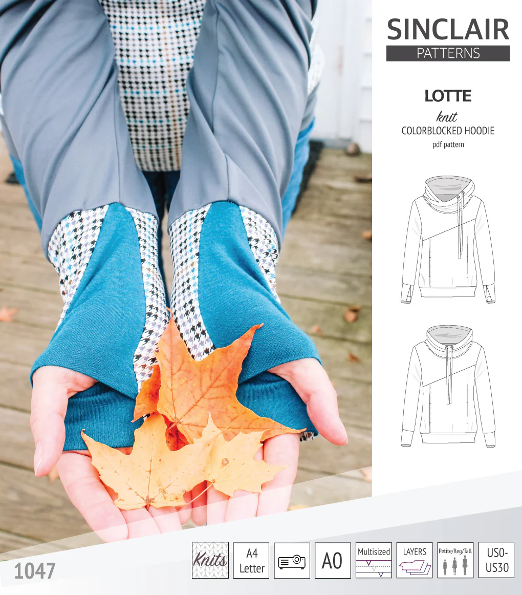 Lotte colorblocked hoodie for women (PDF) - Image 14
