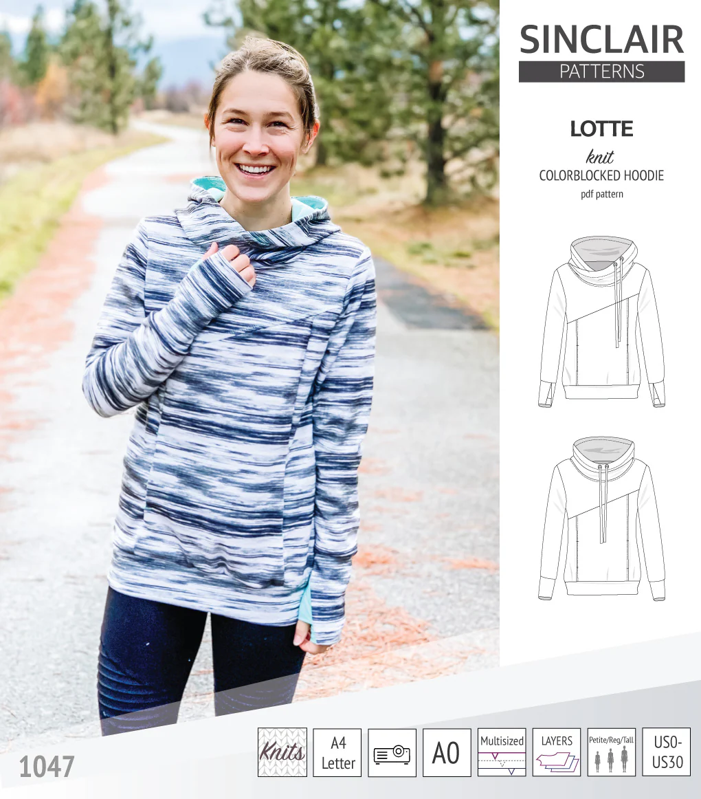Lotte colorblocked hoodie for women (PDF) - Image 15