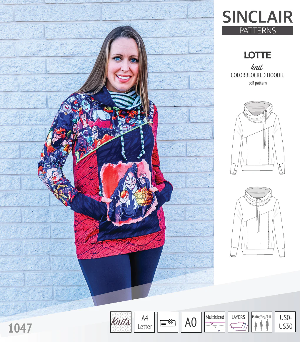 Lotte colorblocked hoodie for women (PDF) - Image 16