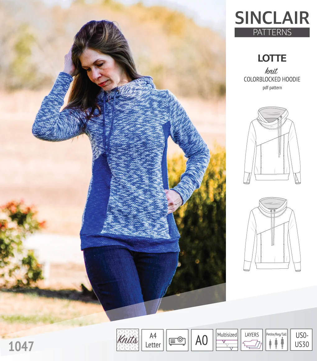 Lotte colorblocked hoodie for women (PDF) - Image 23