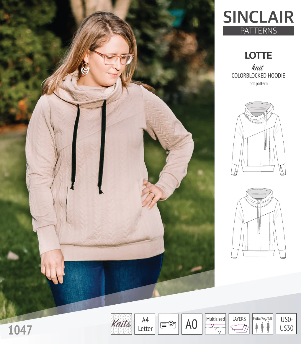 Lotte colorblocked hoodie for women (PDF) - Image 24