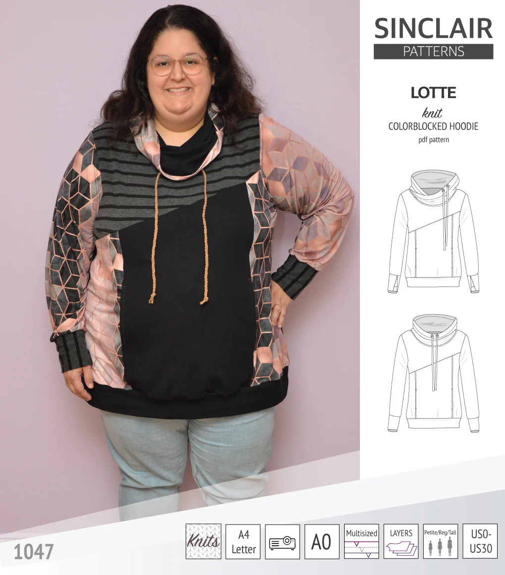 Lotte colorblocked hoodie for women (PDF) - Image 25