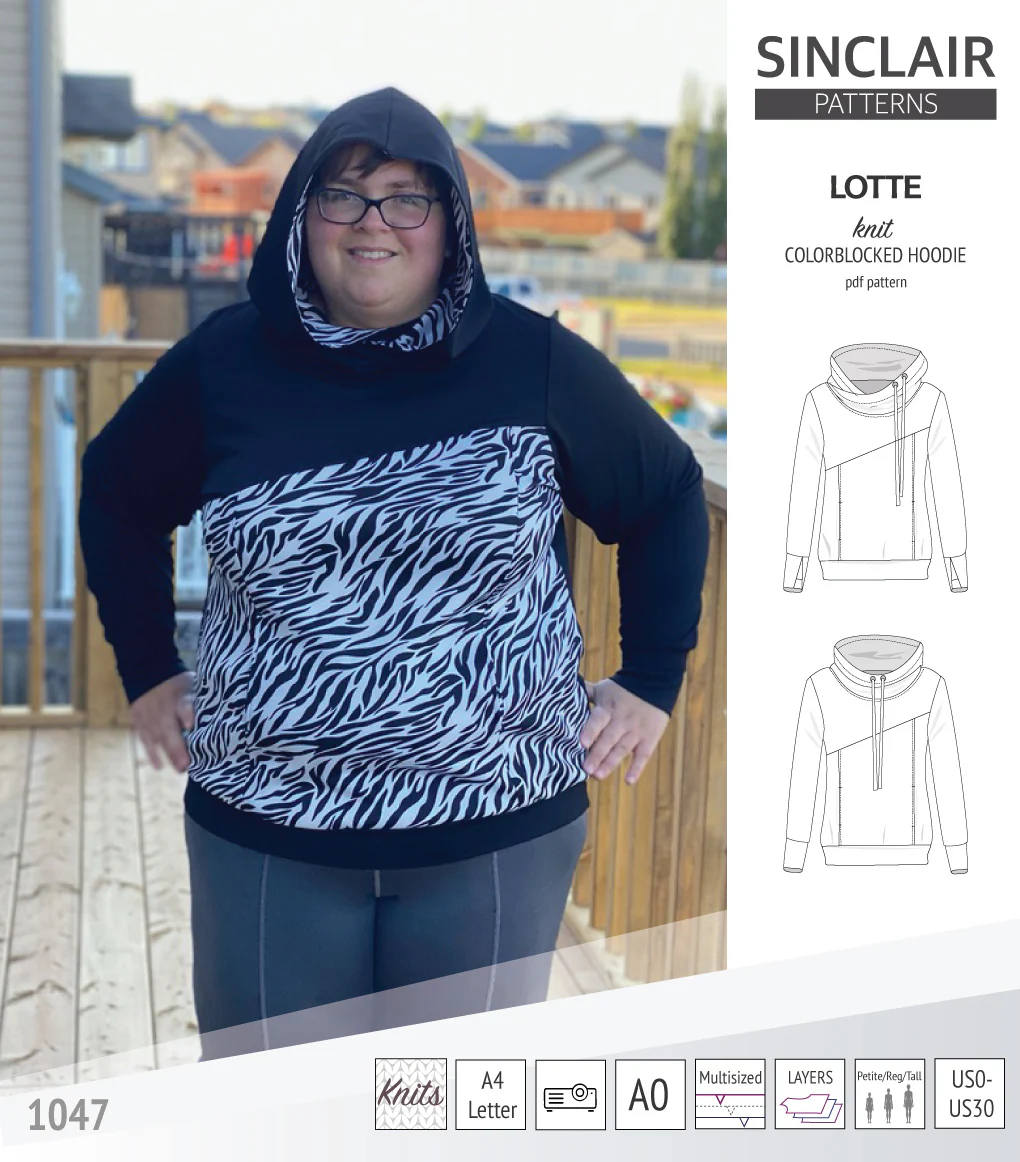 Lotte colorblocked hoodie for women (PDF) - Image 27
