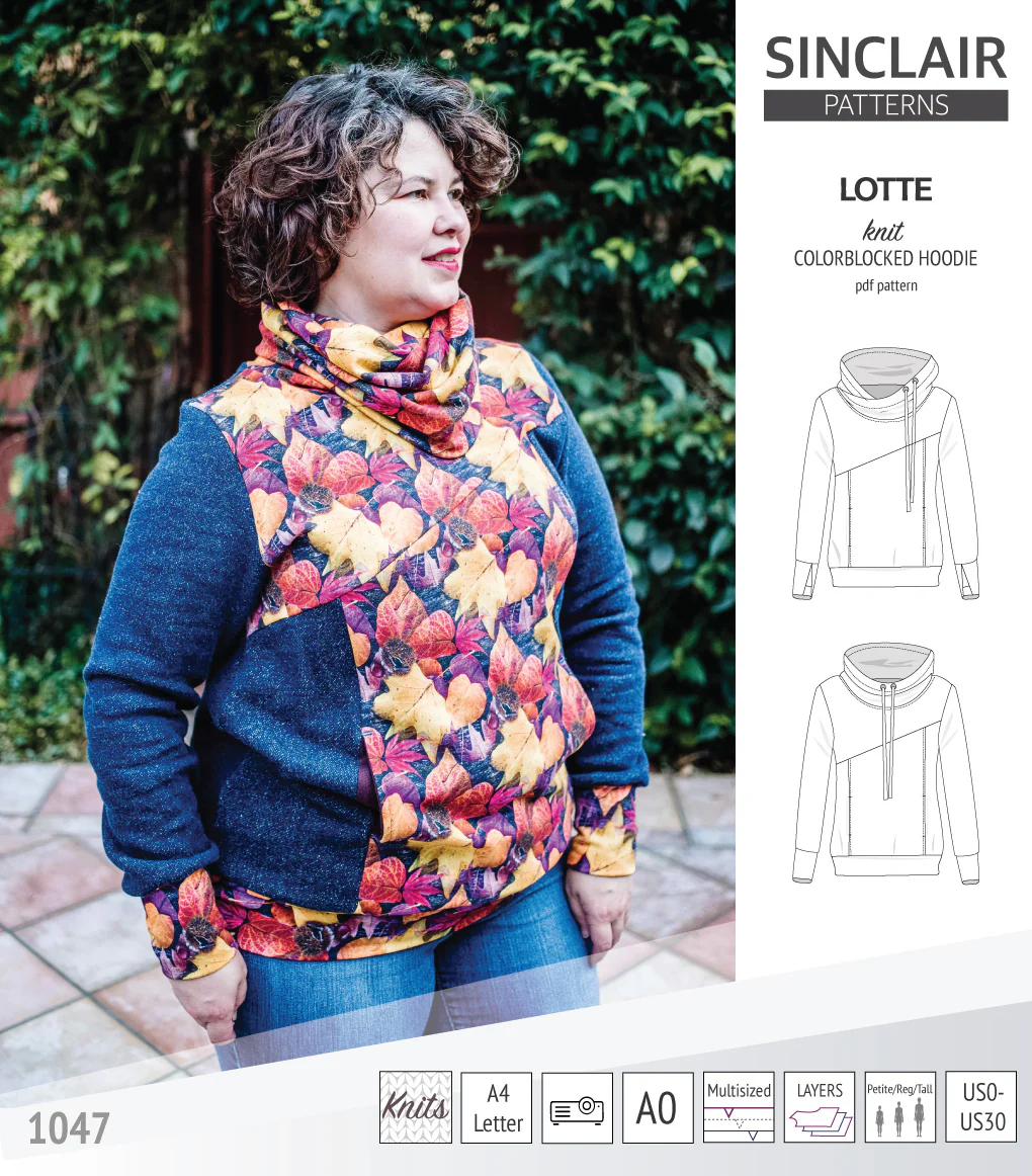 Lotte colorblocked hoodie for women (PDF) - Image 29